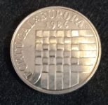 25 Escudos Europa, 1986